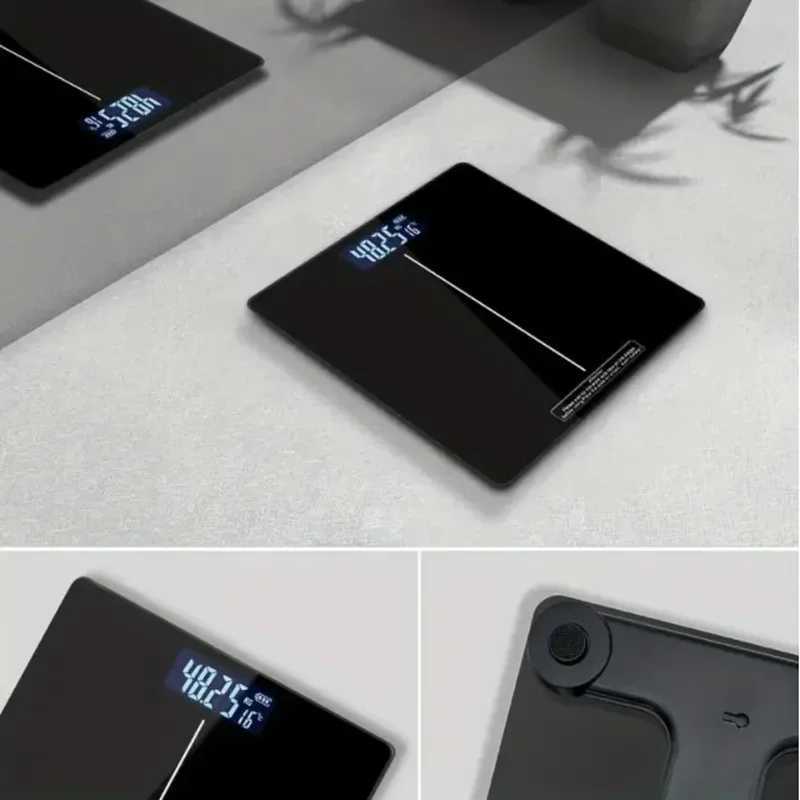 Multi functional square weight scale digital bathroom scale high-precision weight scale circular corner with LED display screen W250103