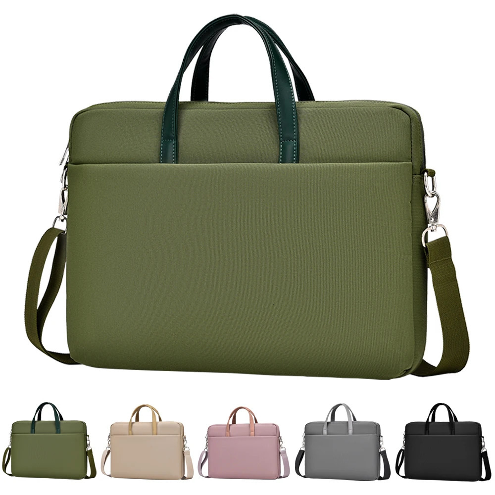 Laptop Bag 13.3 14 15.6 17 Inch Notebook Bag SlEEve For Macbook Air Pro 16 Case Shoulder Handbag Waterproof Briefcase 250102