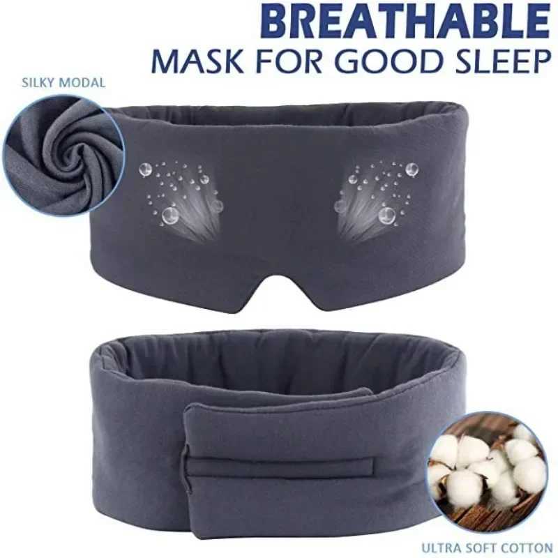 Full Surround Sleep Eye Mask Blindfold Eye Cover Patch Portable Travel Eyepatch Rest Eye Cover Sleeping Mask Night EyeshadeXJ250103