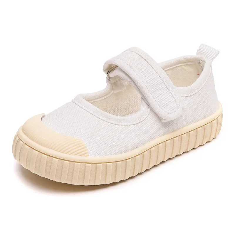 Childrens canvas shoes summer new students Korean casual biscuit apartment breathable hot fashionable cute shoes childrens shoes M250103