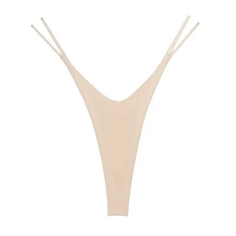 Funny Slim Thong Comfortable Hem Fashion Striped Thong Solid Color Thong Sexy Pronged Thong Pearl Pendant Lace Embroidery ThongXJ250103