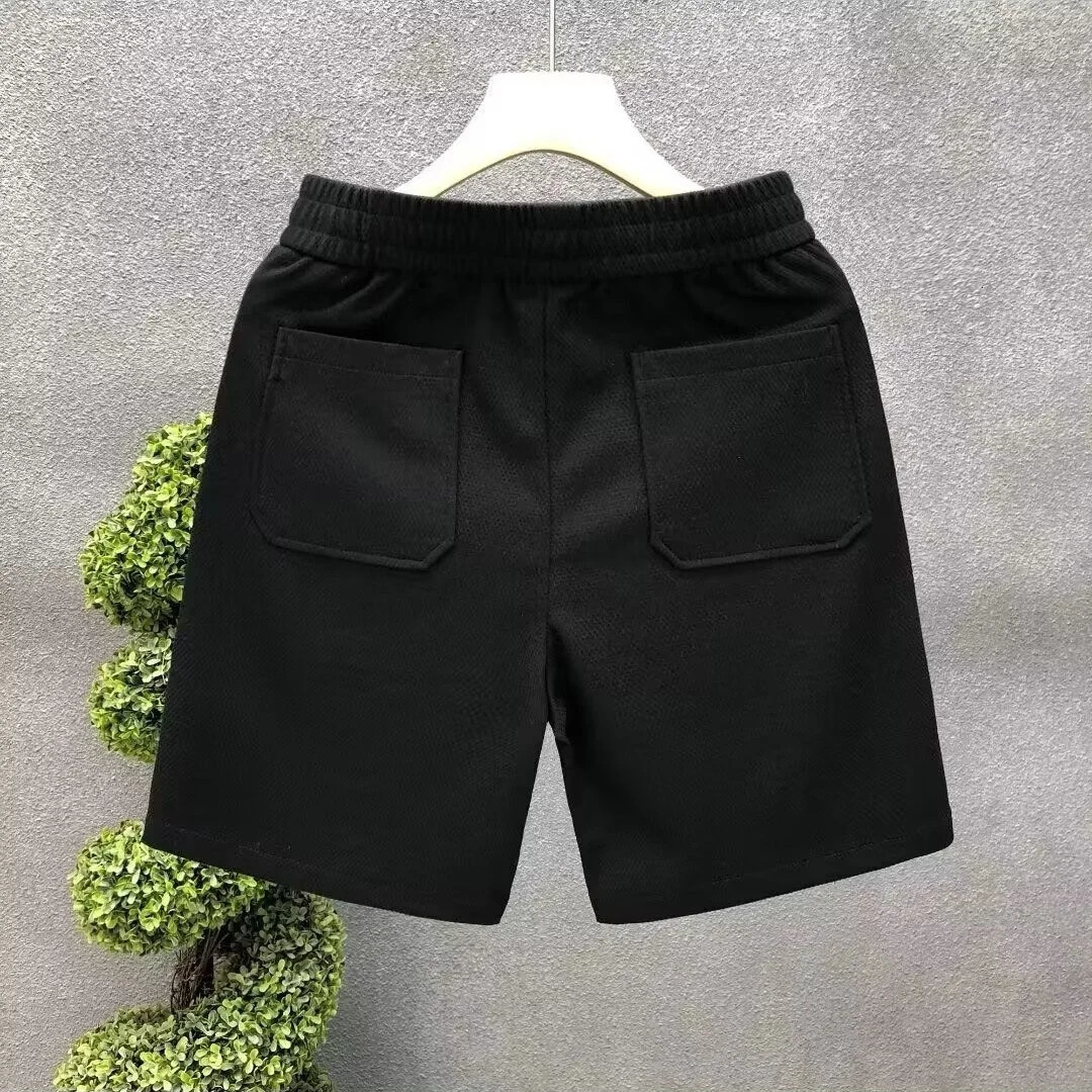 High Quality Mens Shorts Summer American Gym Shorts Fashion White Sports Short Pants High Street Mens Clothing Streetwear 2024 250102