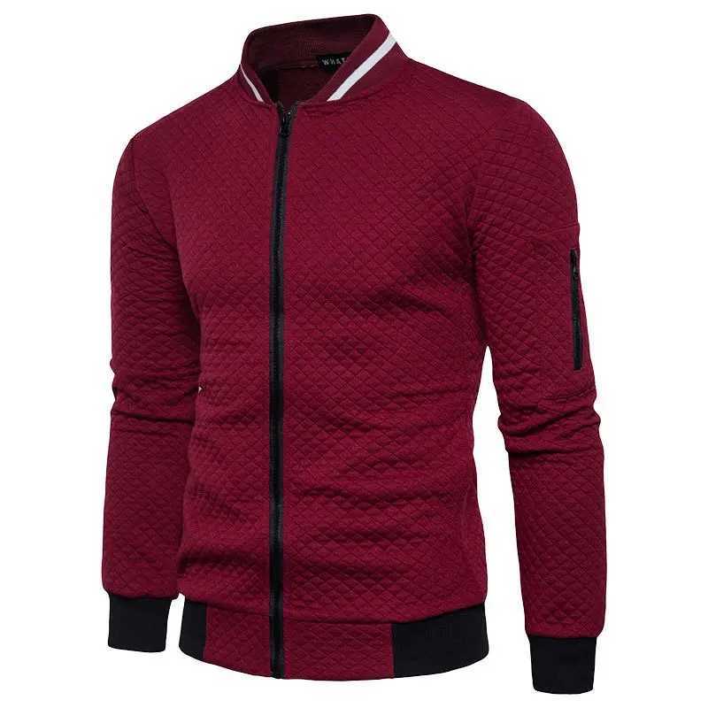 Mens sports shirt with zipper pocket thin pure color half track suit casual outdoor hoodie long sleeved jacket W250103