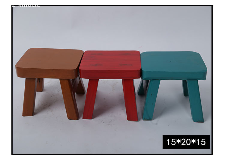 Custom Solid Wood Foot Stool, Minimalist Chair Bench, Modern Squatty Potty Stool, Classical Chinese Small Stool
