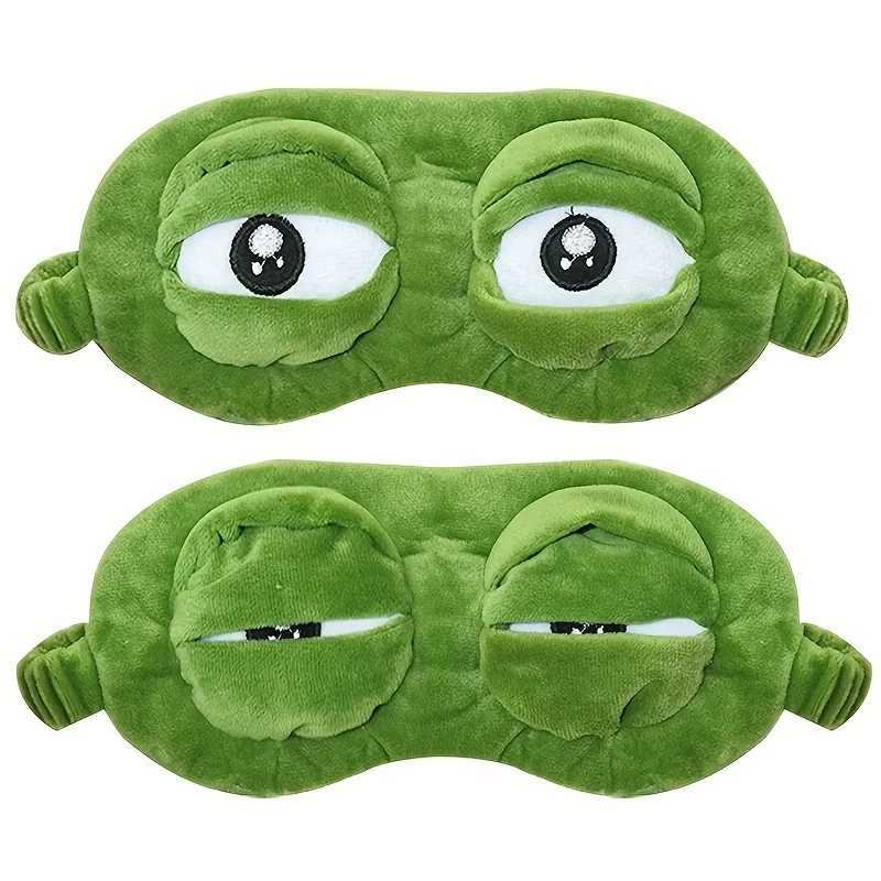 1 Item Cute Frog Sleep Eye Mask Eye Protection Shade Nap Cartoon Soft Comfortable Eye Mask TravelXJ250103