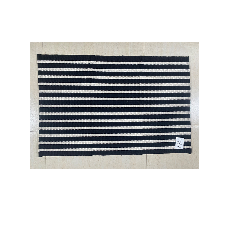 Vibrant Handmade Cotton Rug with Woven Texture for Comfortable Living Spaces