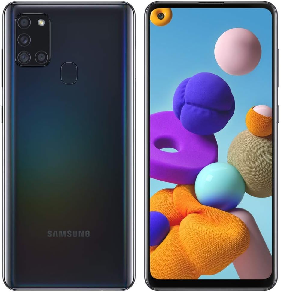 Samsung Galaxy A21s Unlocked Android Smartphone - Refurbished, 2GB RAM & 32GB Storage, Sealed Box Accessories Included