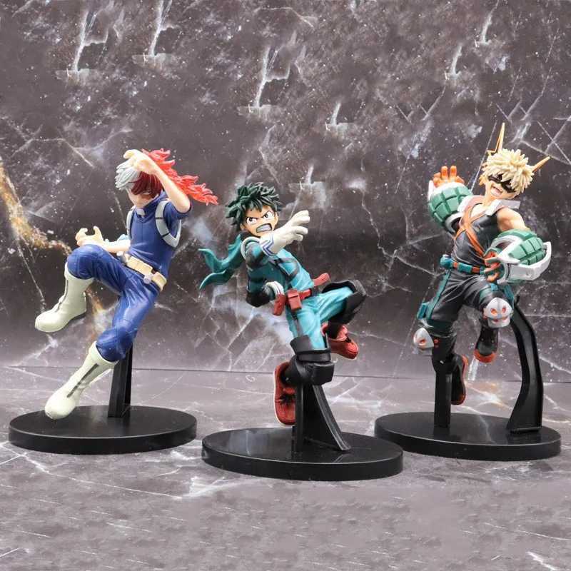 My Hero Academia Anime Figure Shoto Bakugou Boku Izuku Duke Pvc Large Action Figures Anime Character Gift Collection SeriesXJ250103