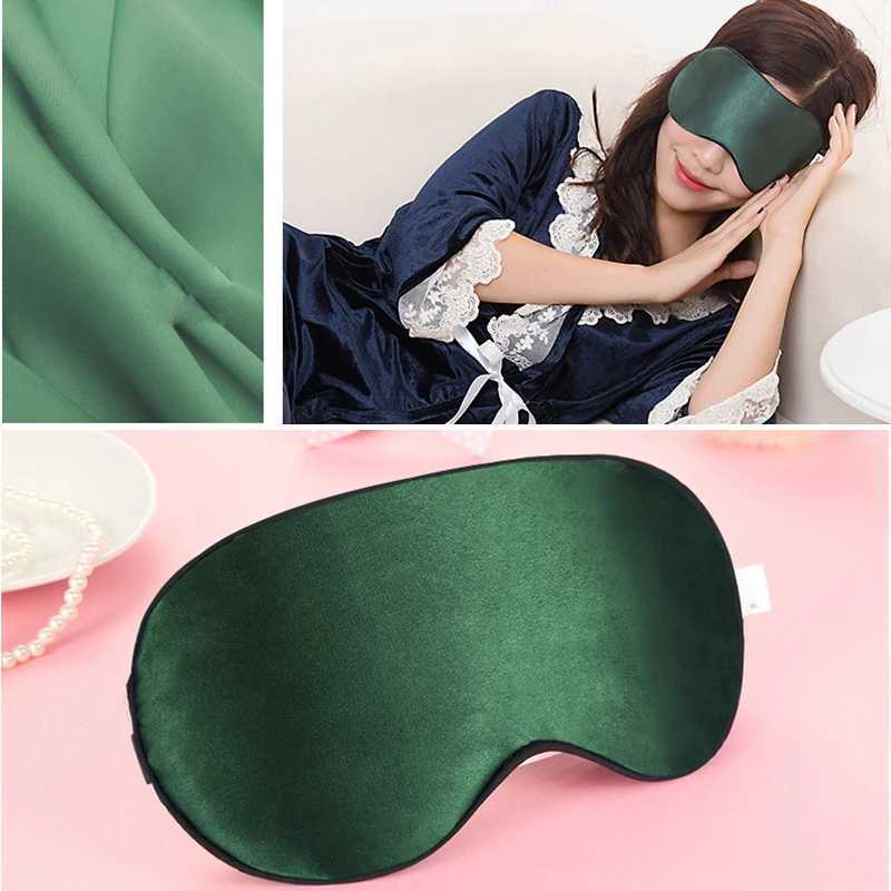 100% Natural Mulberry Silk Sleep Mask Soft Eye Patches Soft Blindfold Smooth Eye Mask Eyeshade Eye Cover Patch Bandage ComfortXJ250103