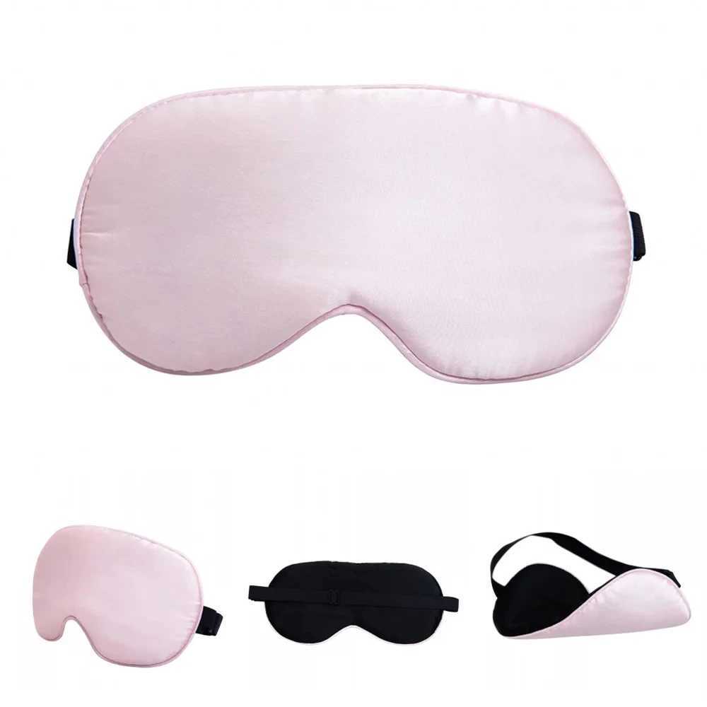 Beauty Sleep Eye Mask 100% Natural Silk 19 Mulberry Sleeping Eye Patch with Adjustable Strap Light Eye Shade Cover BlindfoldXJ250103