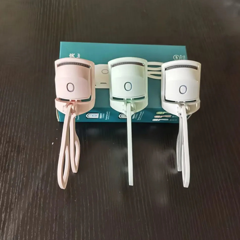 Mini Beauty Make-Up Rechargeable Tools Electric Heated Portable Pink Eyelash Curler USB Eyelashes Lashes Accessories 241226