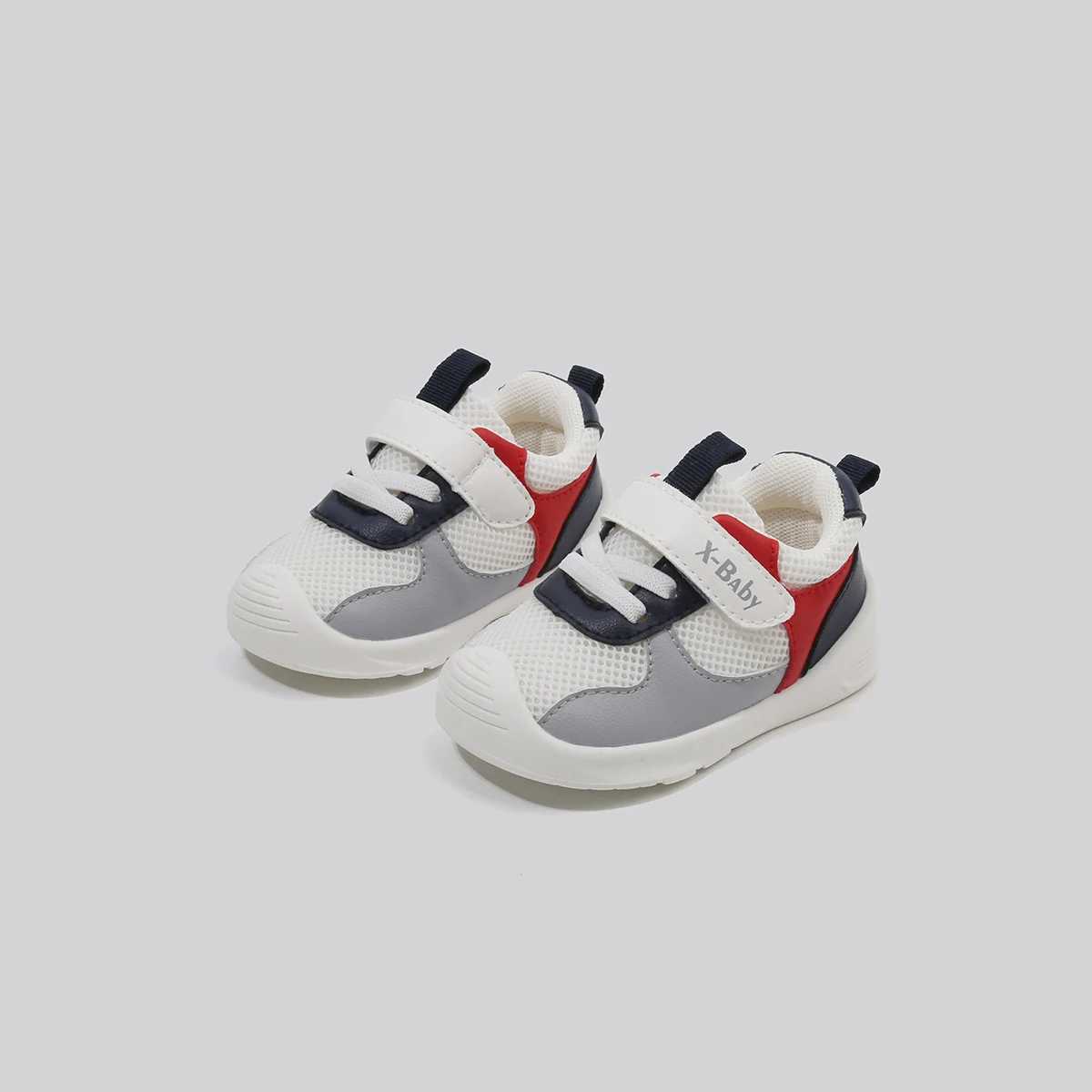Baby boy girl toddler shoe mesh breathable rubber sole anti slip sports casual shoes M250103