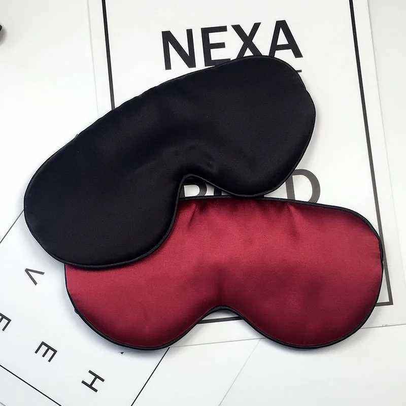 100% Natural Silk Sleeping Eye Mask Shade Soft Sleep Mask Eye Patch Breathable Eyeshade Sleeping Bandage on Eyes For SleepingXJ250103