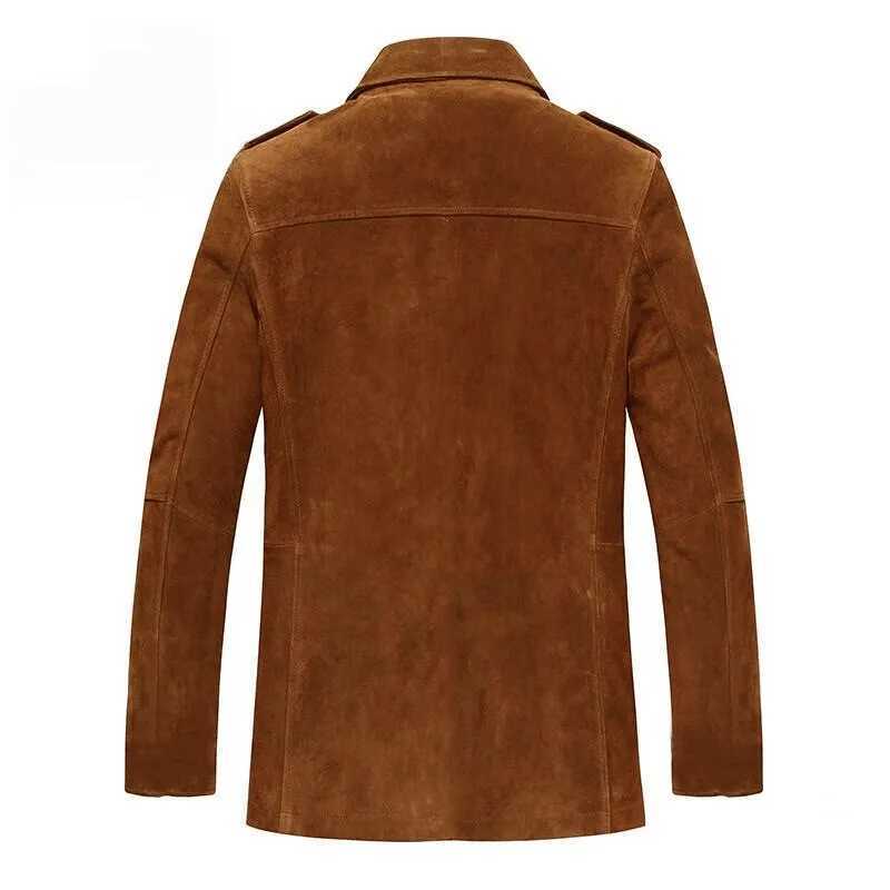 European Mens Jacket Winter Warm Wool Shirt Style Jacket Artificial Fur Suede Thick Coat W250103