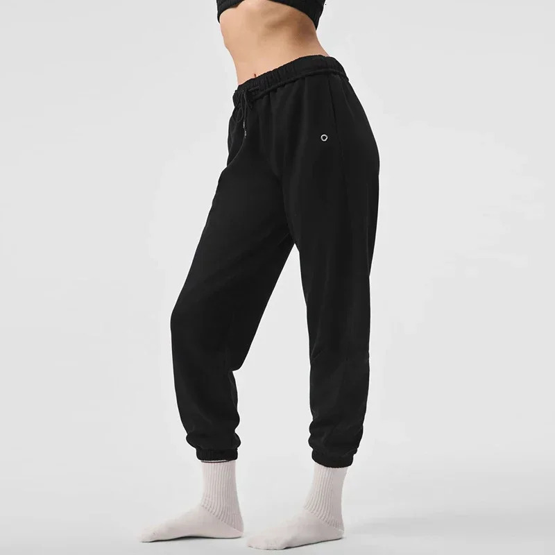 Goddess Yoga Accolade Sports Fashion Letter High Quality Cotton Loose Fiess Casual Pants Breathable And Comfortable