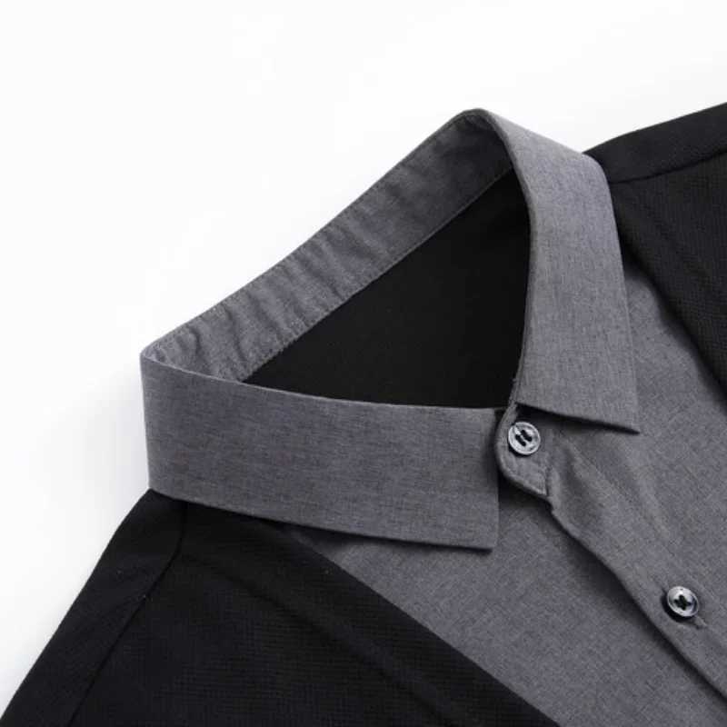 Mens cardigan fake two-piece shirt jacket fake two-piece best-selling book for autumn 2024 fake two-piece new cardigan W250103