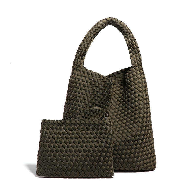 Hand-woven Bag Women Designer Fashion Pu Leather Large Capacity Handbag Luxury Bag