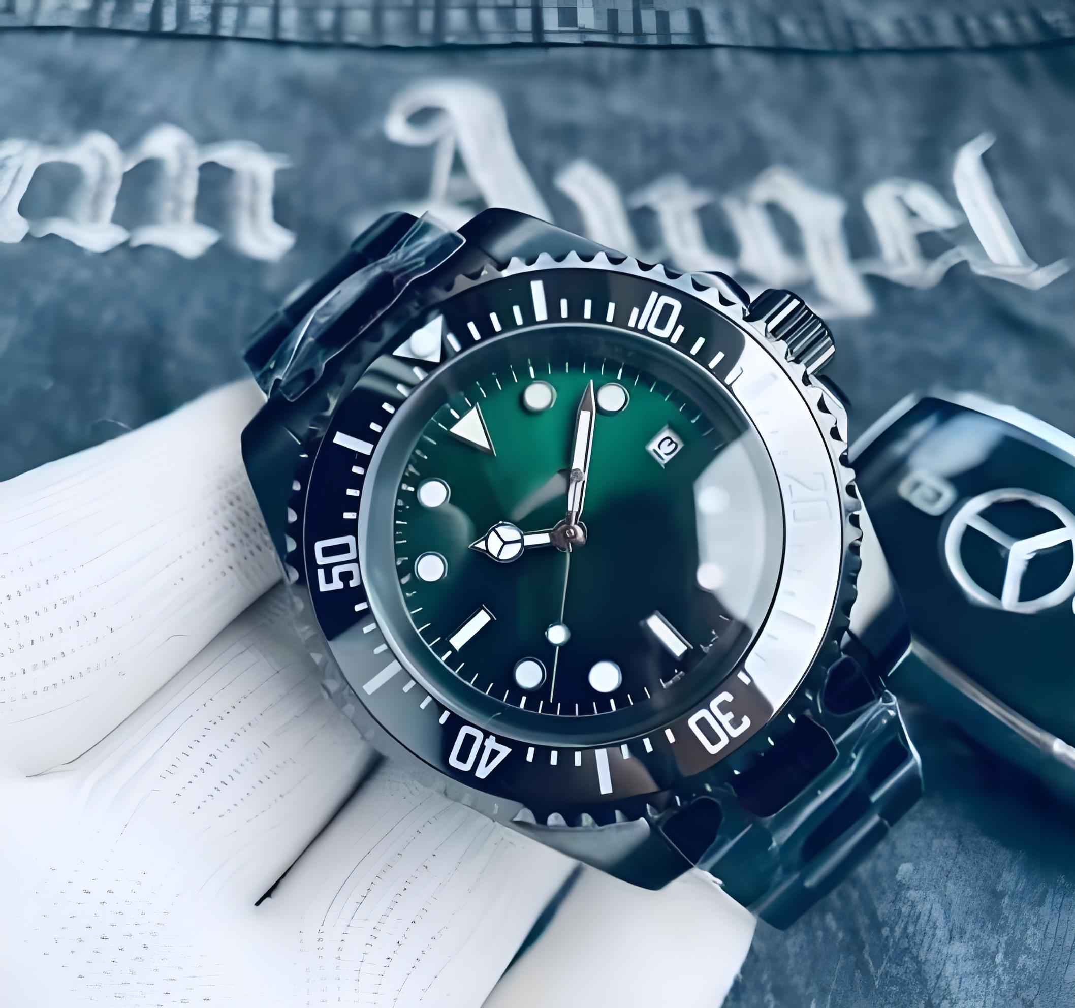 watch montre de luxe mens watches 44mm designer watch full stainless steel 2813 mechanical wristwatches waterproof luminous