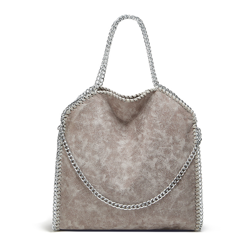 New chain bag fashion handbag simple folding women's bag shoulder bag casual messenger bag