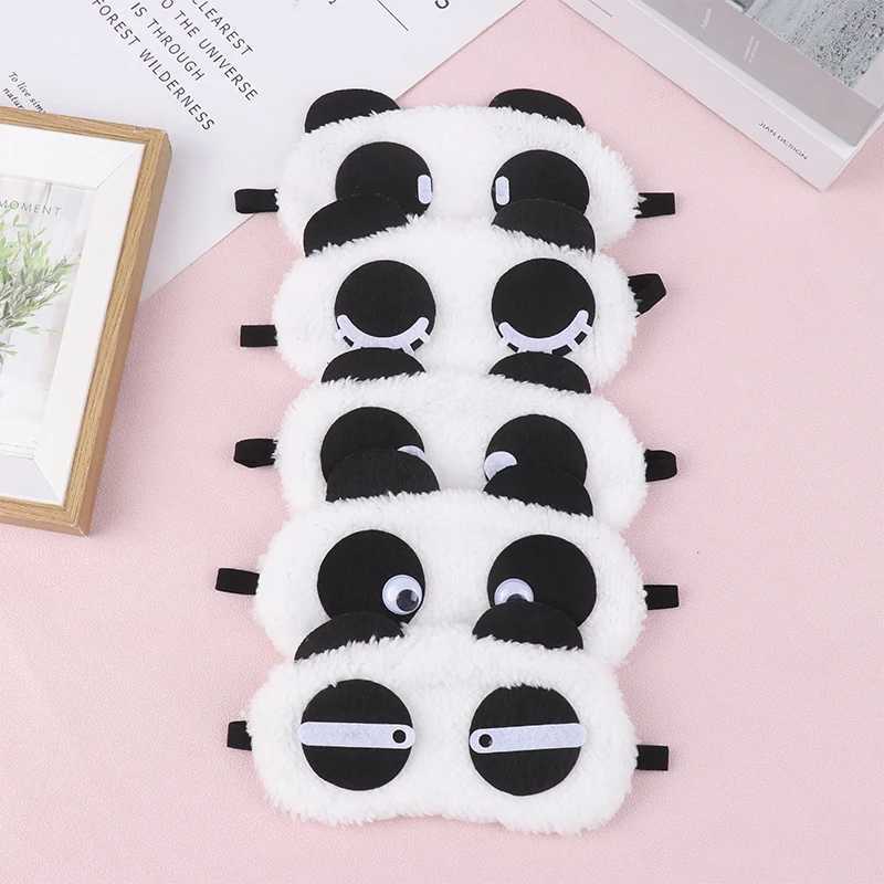 Kawaii P Panda Face Eye Mask Travel Sleeping Soft P Eyeshade Portable Sleeping Cover Eye Band Shade Rest EyepatchXJ250103