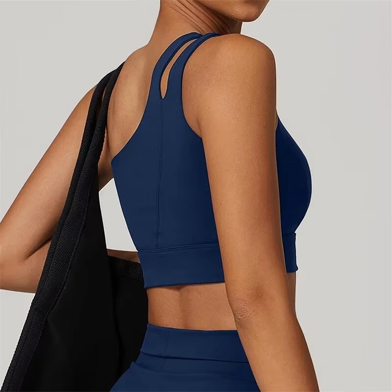 Yoga Bra Quick Drying Sports Crop Tops Push Up Running Fiess Underwear Nylon Gym Vest Women Workout Bralette