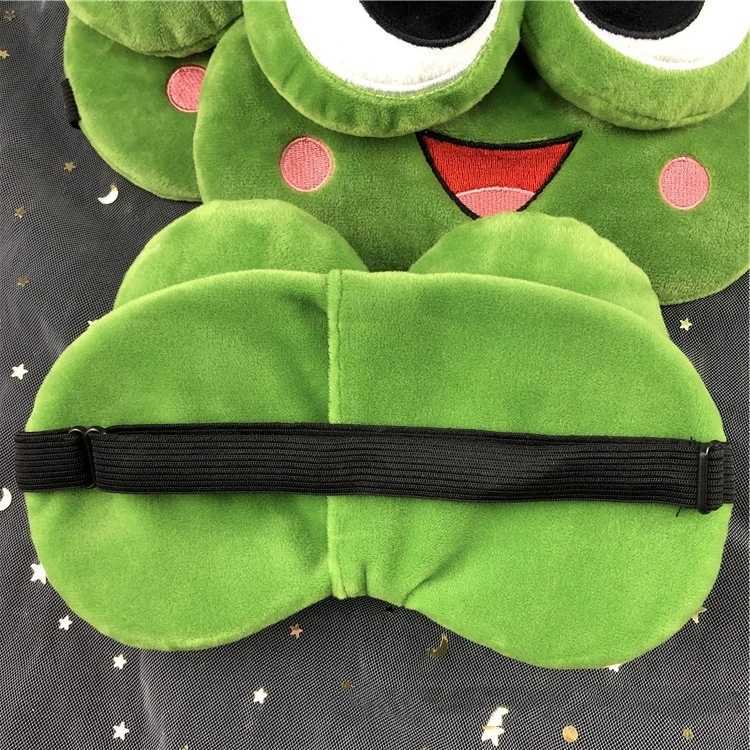 Frog P Sleep Mask Cute Sleeping Eye Cover For ldren Lovely Blindfold Sort P Eyes Bandage Women Travel Warm Relax NapXJ250103