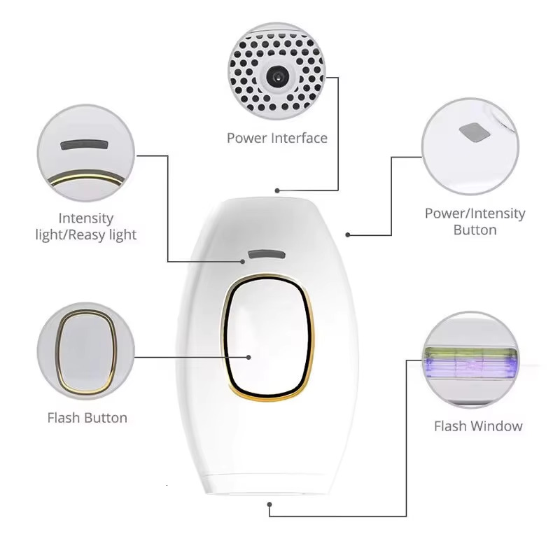 IPL Women's Shaver Home Equipment R Epilator 500,000 Times Flash Body Pussy Bikini Laser Pulse Hair Removal