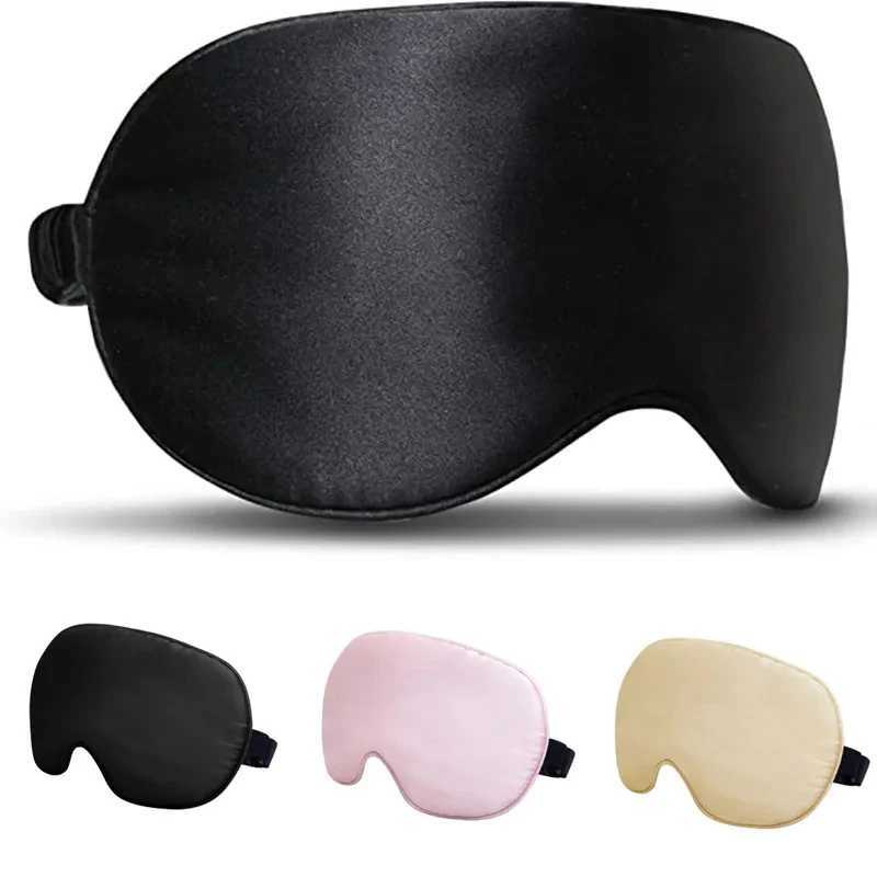Beauty Sleep Eye Mask 100% Natural Silk 19 Mulberry Sleeping Eye Patch with Adjustable Strap Light Eye Shade Cover BlindfoldXJ250103