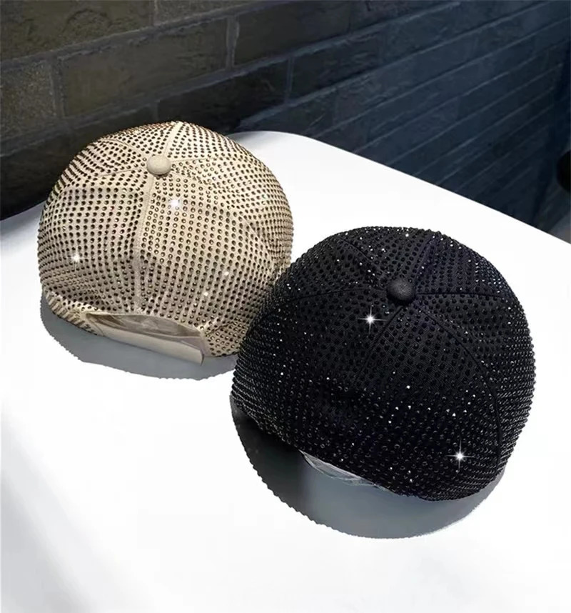 Rhinestone fedora Jazz Hats Cowboy Hat For Women And Men Double-sided Color Cap Red With Black diamond fedora Wholesale 241230