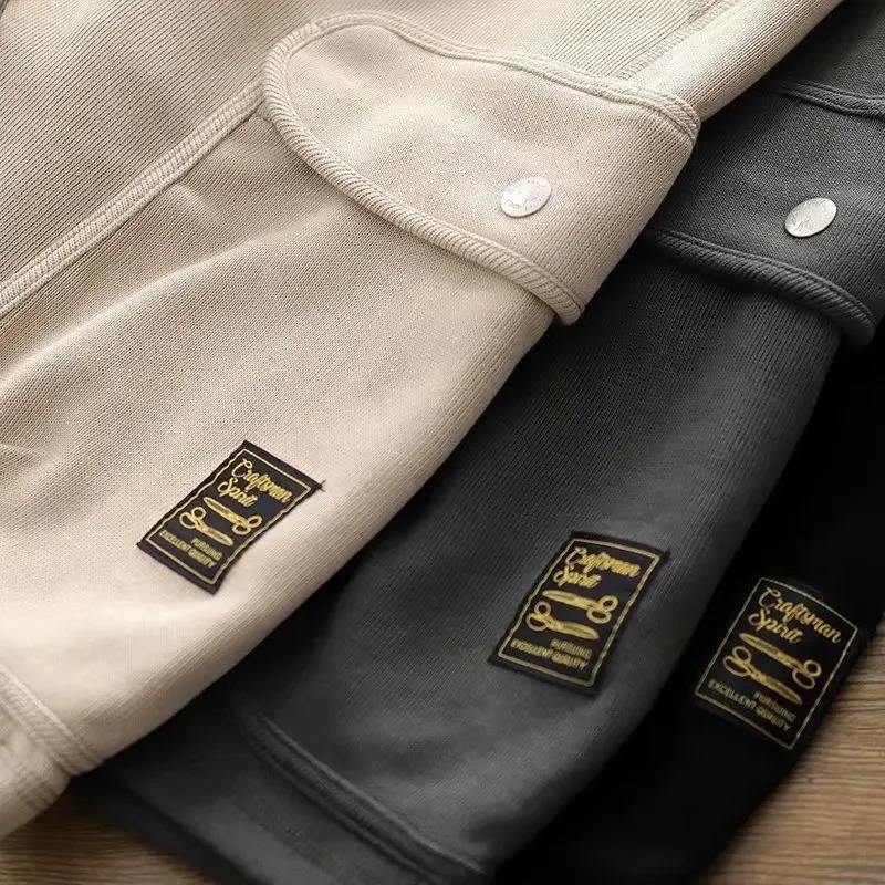 Knitted mens cargo shorts Japanese cotton elastic waist shorts summer breathable sports jogging shorts mens sweater shorts 250102