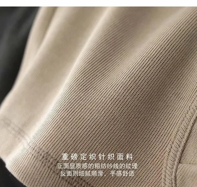 Knitted mens cargo shorts Japanese cotton elastic waist shorts summer breathable sports jogging shorts mens sweater shorts 250102