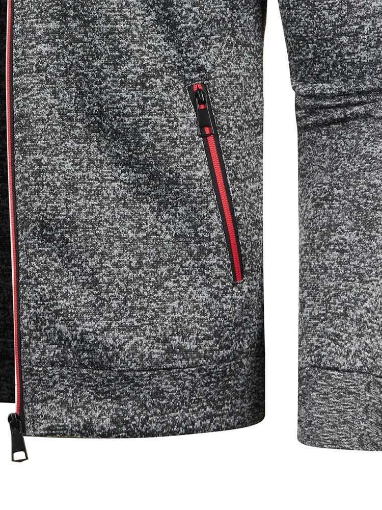 Autumn/Winter Mens Long Zipper Thick Jacket W250103