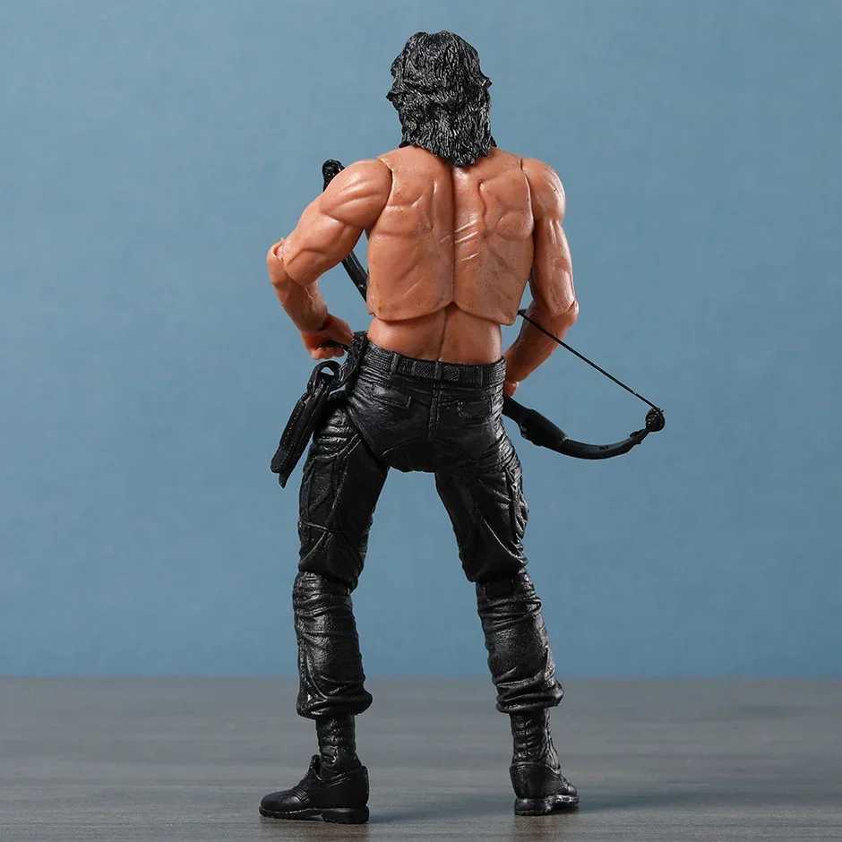 NECA Rambo SDCC 2015 Force Of Freedom Action Figure Doll Handmade Model ToyXJ250103