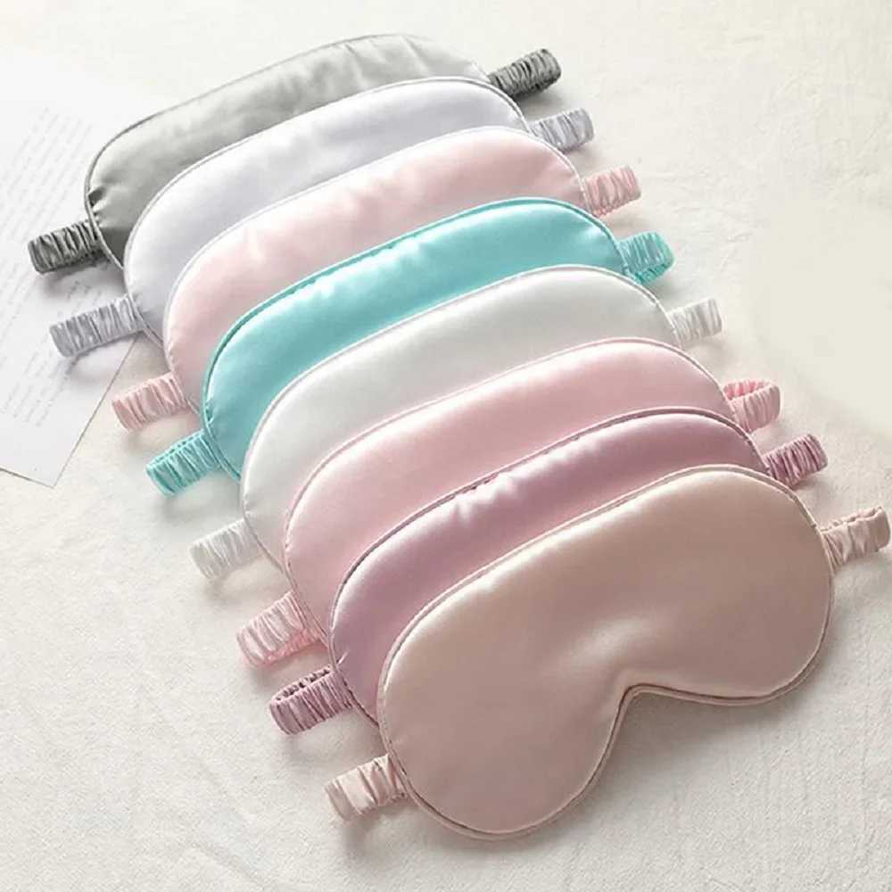 Imitated Silk Eye Patch Eye Mask Shading Sleep Eyepatch Travel Relax Cover Eyeshade Health Sleeping Shield Soft Eye Care ToolsXJ250103