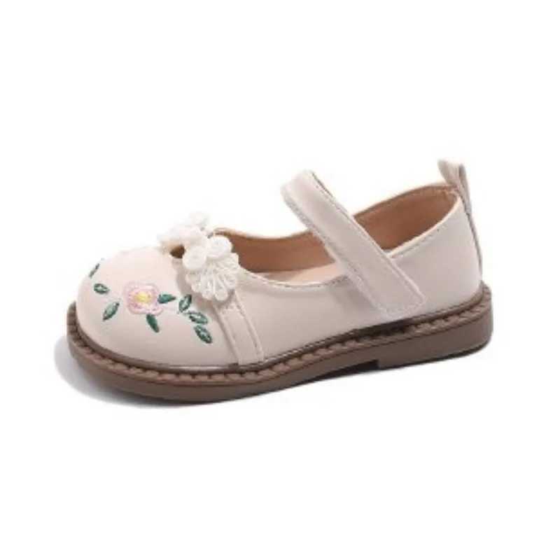 Girls Princess Shoes Embroidered Ethnic Style Spring/Summer Soft soled Baby Shoes M250103