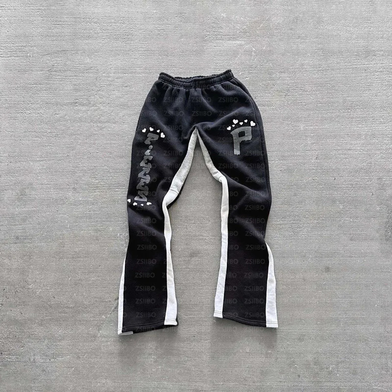 Y2K cargo pants full set mini pants Harajuku fashion casual loose mens rock straight leg pants hip-hop streetwear jogging women 250102