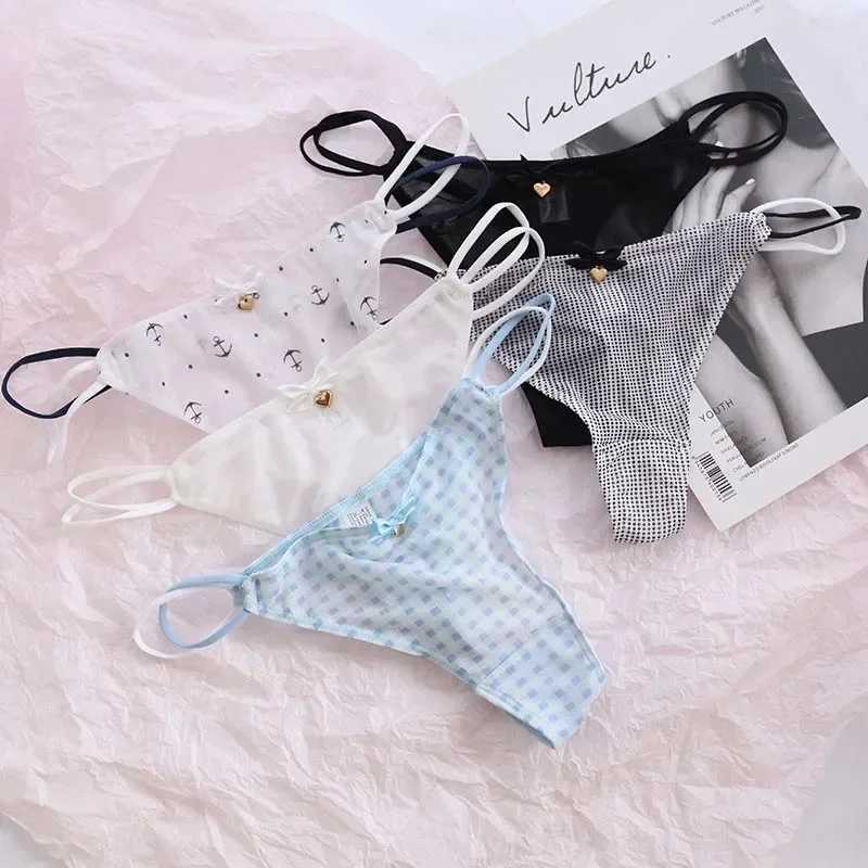 2024 New Sexy Underwear Transparent Low Waist Animal Seamless Underwear Womens Cute Girl Womens Mesh Underwear W250103