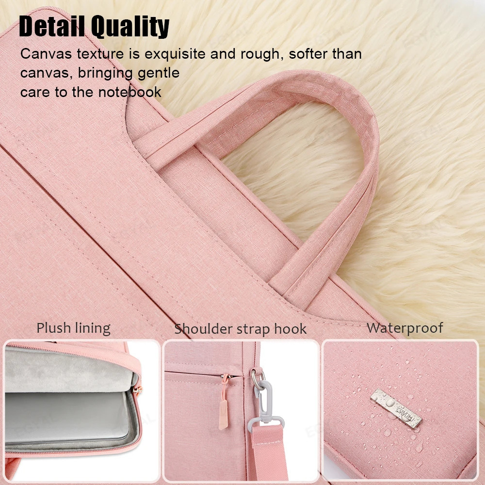 Laptop SlEEve Bag Case 12 13.3 15.6 14 inch Shoulder Notebook bag For book Air Pro M1 M2 handbag Briefcase 250102