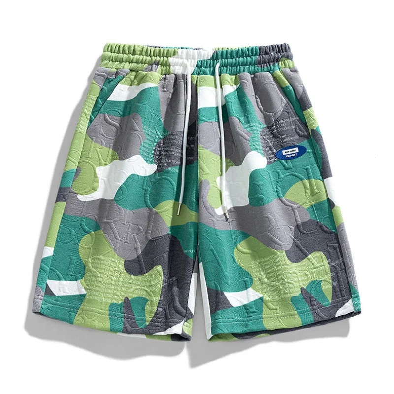 Mens shorts with printed graphic flowers mens shorts for training players sportswear Korean style fashion novel Xl 241231