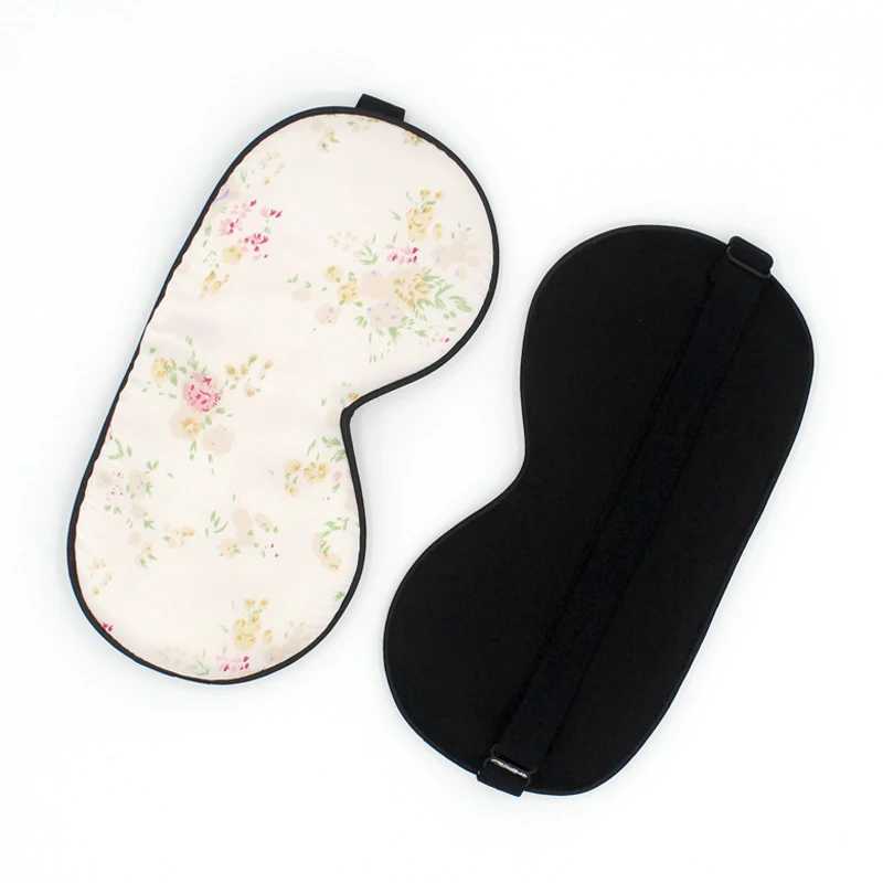 100% Silk Sleep Eye Mask Natural Fast Sleeping Eyeshade Cover Shade Patch Eye Mask Soft Portable Blindfold Travel Eyepatch WomenXJ250103