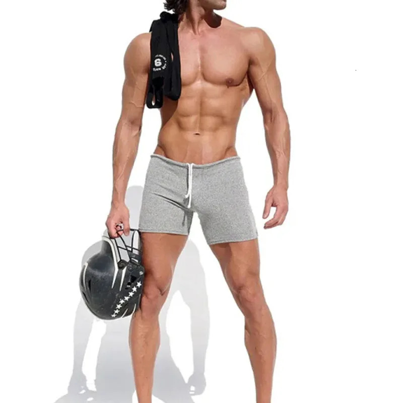 Sexy Lace-up Mens Shorts Mens Summer Casual Shorts Holiday Solid Color Three-quarter Pants Fitness Sweatpants Male Shorts Y2k 250103