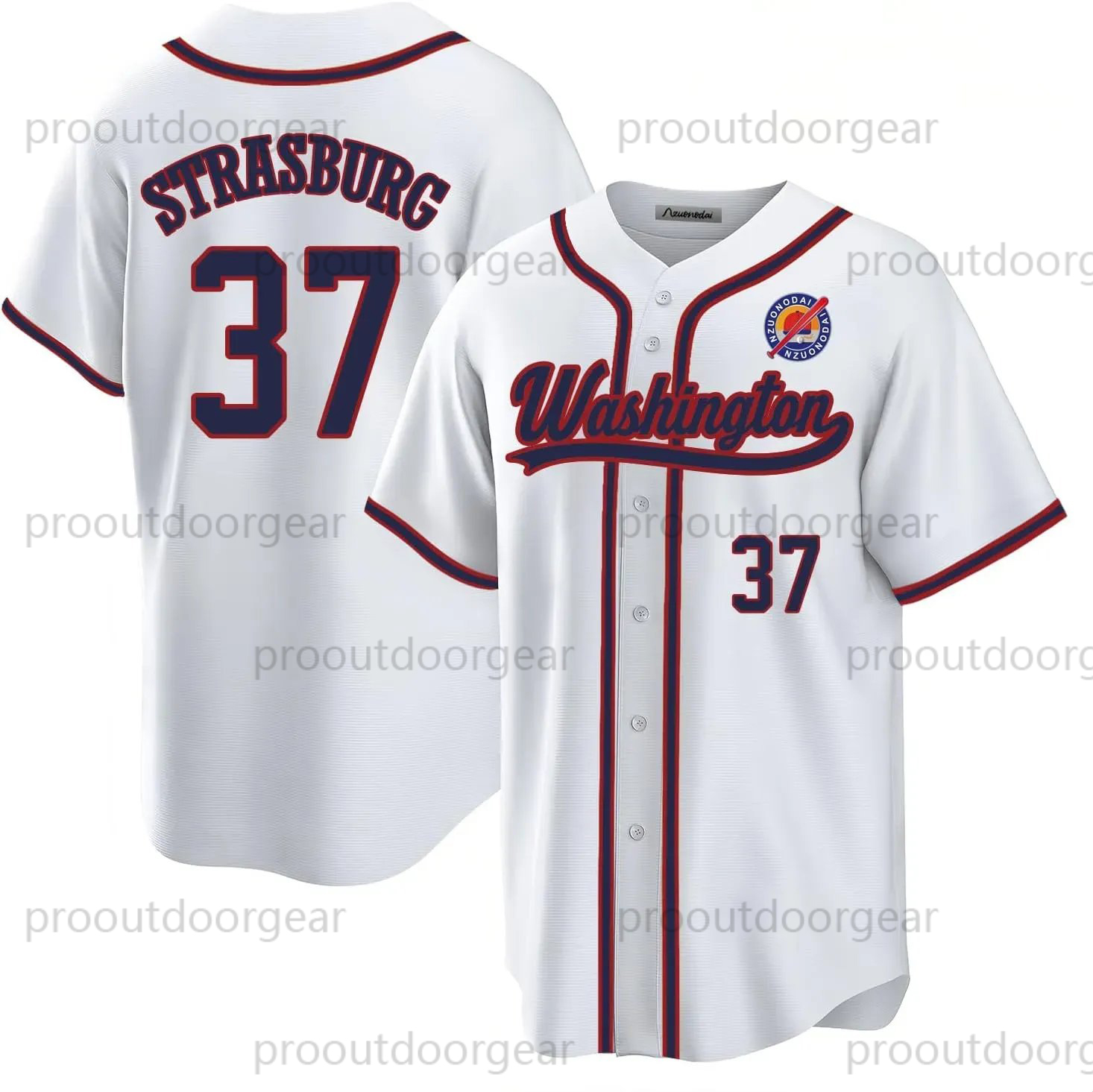 Baseball Jerseys Strasburg Wood Custom Baseball Mens Womens Youth Stitched Breathable Slight Stretch Polyester - Perfect for Sports