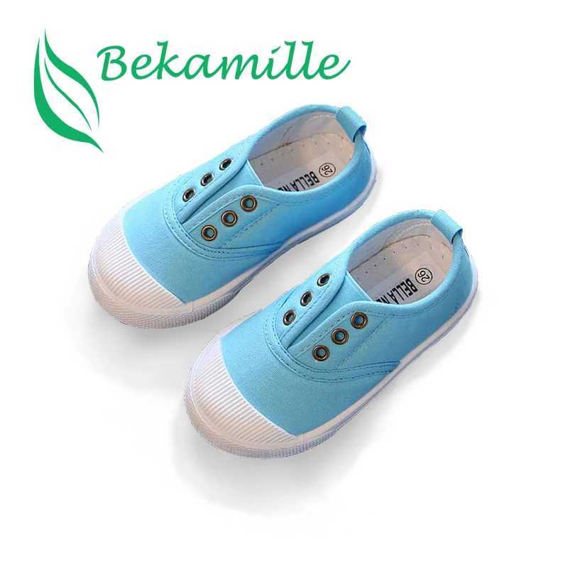 Bekamille Girls Boys Fashion Canvas Sneakers Childrens Flat Shoes Casual Loafer Shoes Toddlers Adults M250103
