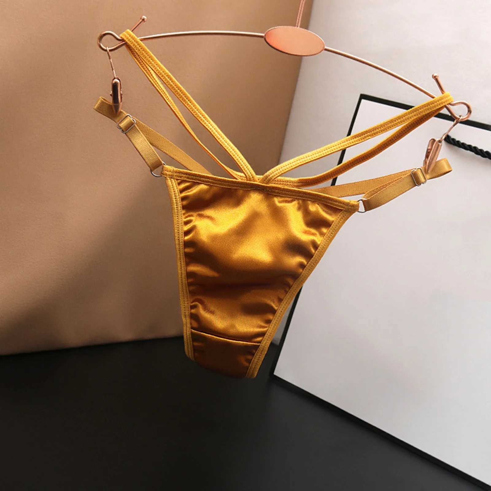 Underwear womens thong seamless adjustable shoulder strap pearl soft thin underwear size one invisible breathable sexy underwear W250103
