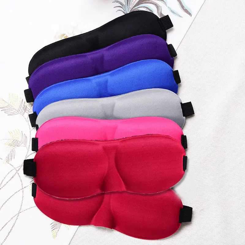 New 3d Sleeping Blindfold Protective Eye Mask Travel Relax Sleeping Aid Portable Blindfold Eyepatch Travel Essentials 1pcsXJ250103
