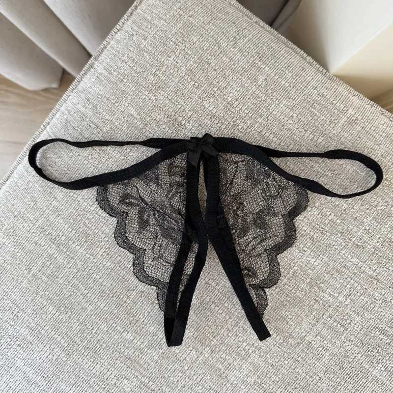 Female Sexy Lace Lingerie Panties Fashion Design Transparency Hollow T Pants Three Point Underwear for WomenXJ250103