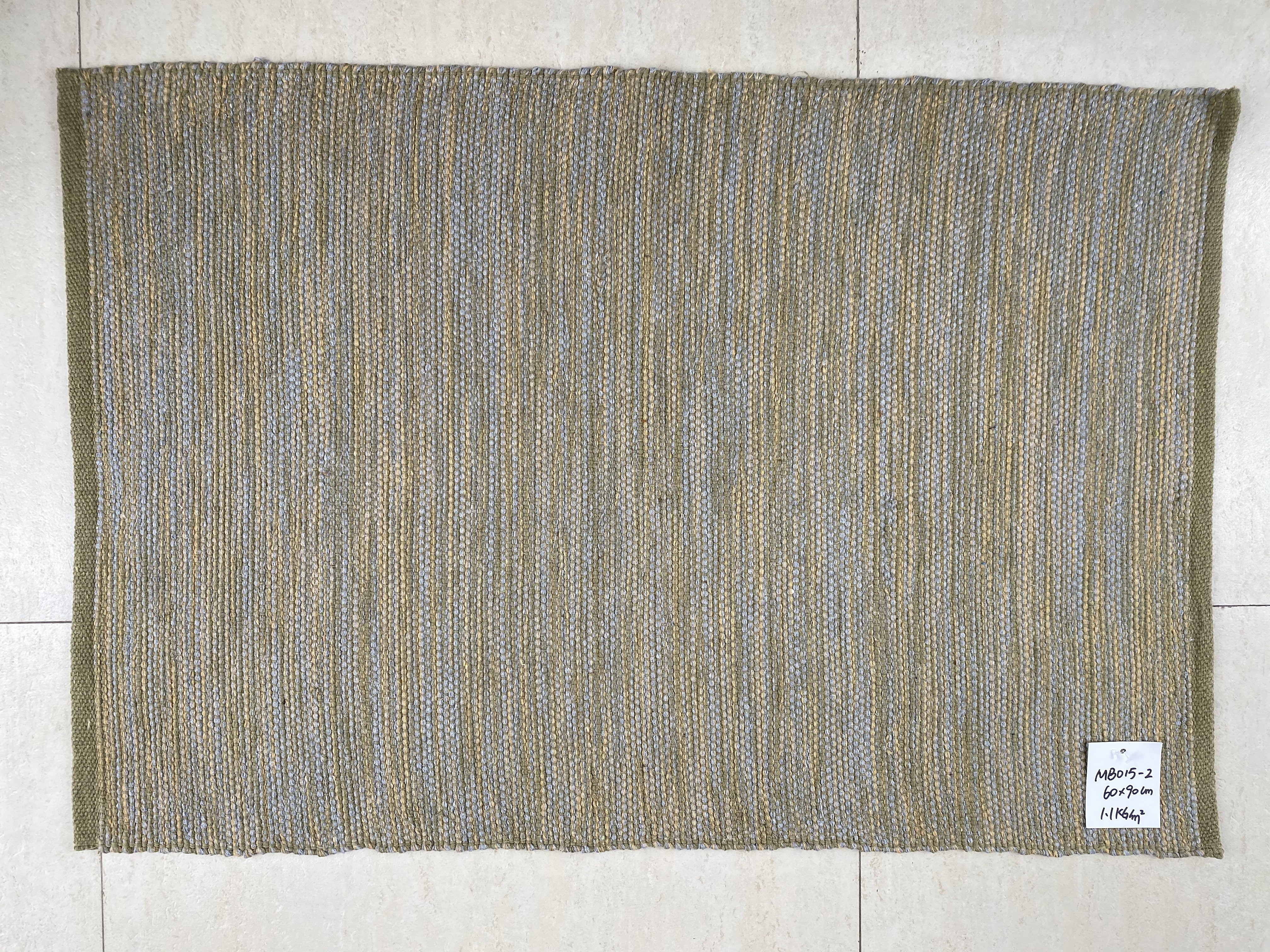 Handwoven Soft Comfortable Cotton Yarn Floor Mat with Vibrant Colors