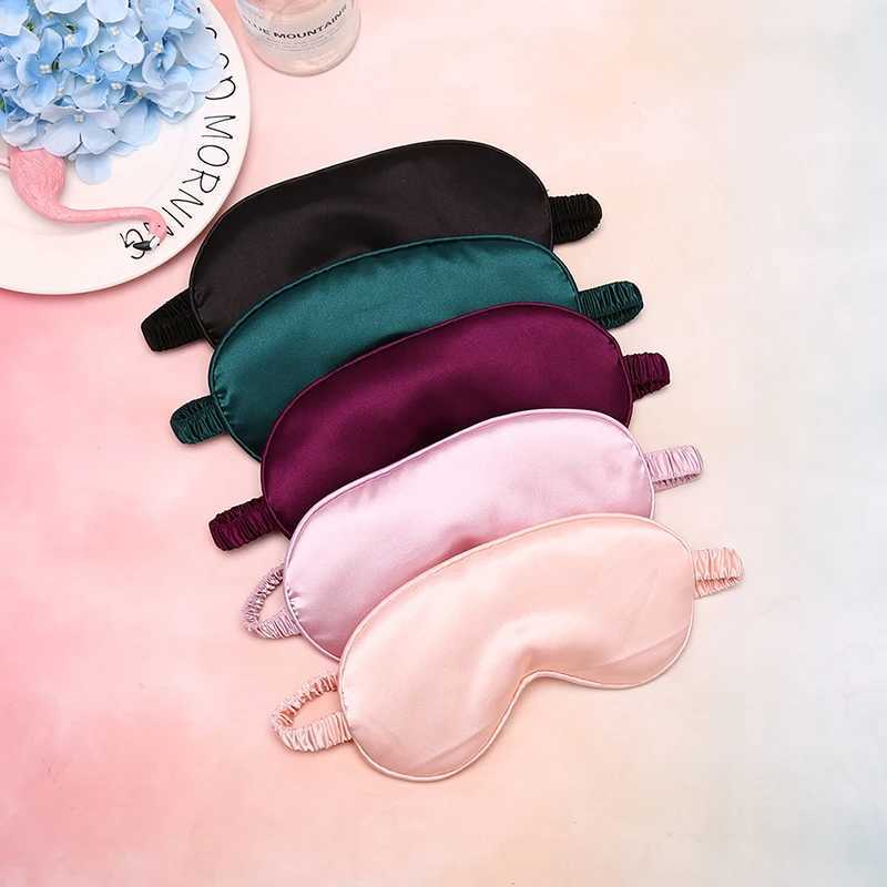 Unisex Double-Side Shading EyeShade Sleeping Eye Mask Cover Eyepatch Blindfolds Health Sleep Shield Light With A Cloth BagXJ250103