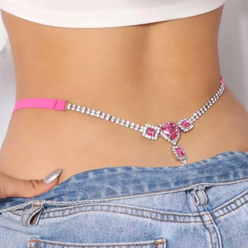Pink Heart Panties String Underwear Wholesale Rhinestone Brazilian Viquinis Sexy New Beachwear Brief Rave Thong ShortsXJ250103