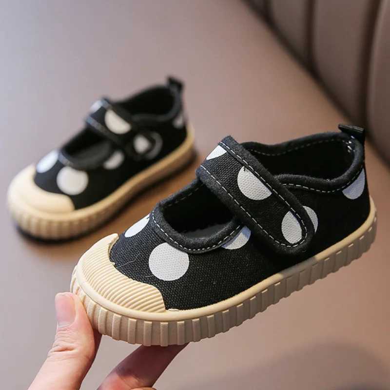 Autumn childrens casual shoes black and white breathable sports tennis princess canvas shoes childrens sports shoes CSH1134 M250103